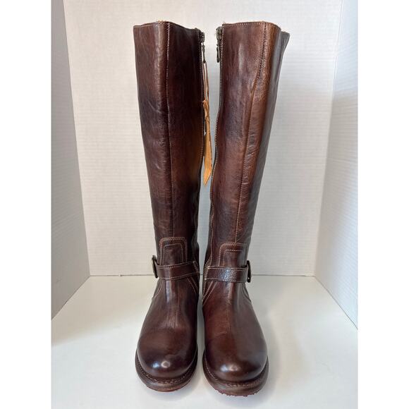 Bed Stu Glaye Tall Riding Knee High Boots Rustic Teak 8.5 - Picture 4 of 13